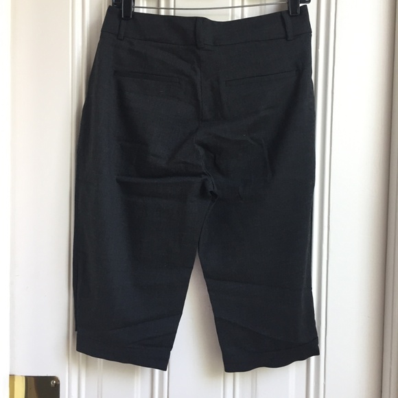 The Factory Charcoal Grey Capri Trousers - Picture 8 of 8